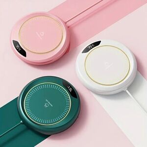 Smart Touch Cup Mug Warmer - Pink, White, Green NIB